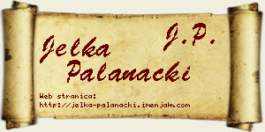 Jelka Palanački vizit kartica